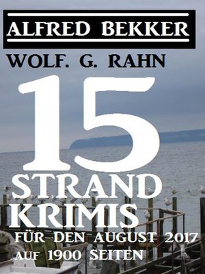cover image of 15 Strand-Krimis für den August 2017